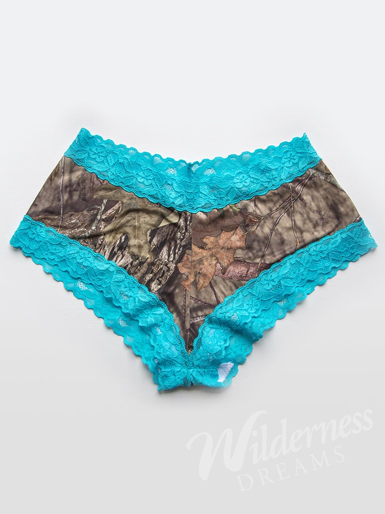 Wilderness Dreams Pink Bow Camouflage Hipster Panties